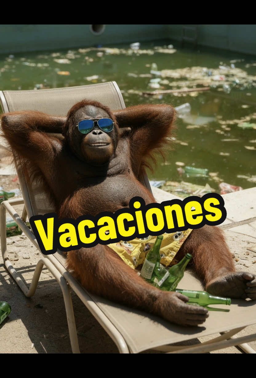 Vacaciones! 🛟☀️🌊#peruvianbrainrot #orangutarao #memeperuano #humorconia #comedia 