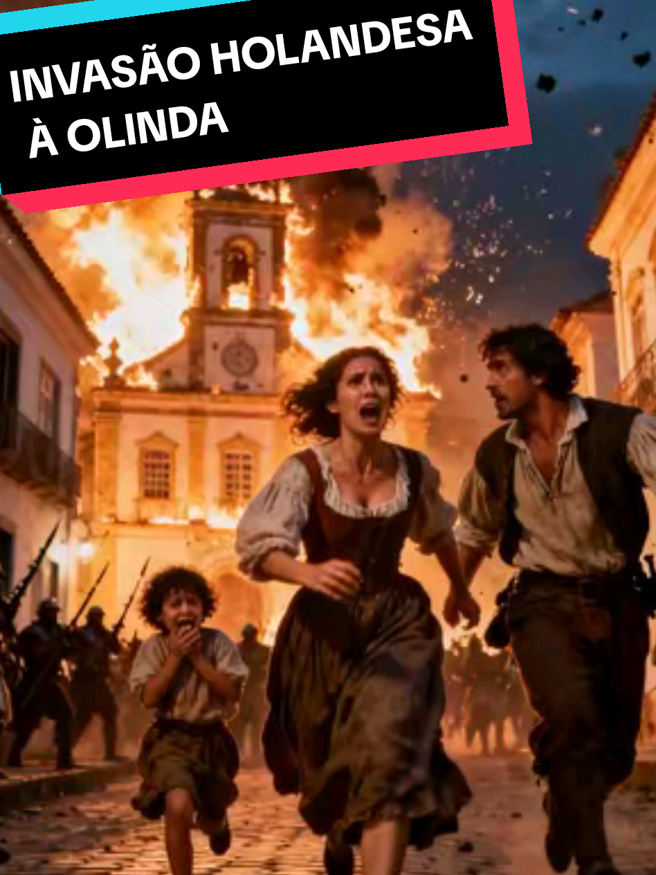 1630 OLINDA EM CHAMAS - INVASÃO HOLANDESA DE OLINDA #curiosidades #história #portugal #brasil🇧🇷