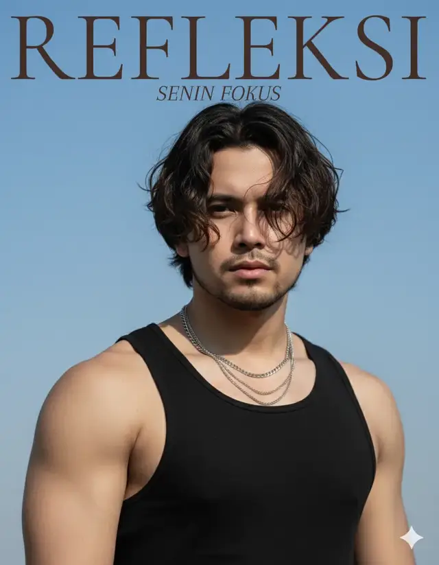 Prompt : Seorang pria muda dengan rambut Long Bob (Lob) dengan sentuhan wind-swept atau messy waves, memberikan kesan natural dan berangin. Bagian depannya juga terlihat memiliki sedikit layer yang membingkai wajah. yang tertiup angin, bergaya natural dan rapi. Rambutnya menutupi sebagian dahi dan wajahnya, memberikan kesan misterius namun tetap percaya diri. Mengenakan kaos hitam tanpa lengan yang sederhana dan kasual. Berpose dengan latar belakang langit biru cerah tanpa awan, memberikan kesan bebas dan segar. Ekspresi wajah tenang dan sedikit menatap ke depan, menunjukkan ketenangan dan percaya diri. Pencahayaan alami yang menyorot wajah secara lembut, menampilkan tekstur kulit yang halus. Gaya minimalis dan modern, cocok untuk suasana santai di luar ruangan pada hari cerah. #prompt #chatgpt #geminiai #aiphoto #fyp 