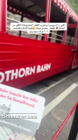 جولة بالقطار البخاري ف برينز 🇨🇭  الجوله كأنها حلم من جمالها 🥹 سعر التذكرة مايقارب ٥٠٠ ريال سعودي للشخص  يفضل الحجز قبلها بيوم 