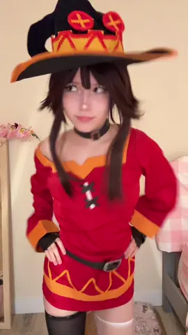Cutest dance :3 and my fav cosplay ❤️ #fyp #fypシ゚viral #blowthisup #meguminkonosuba #megumincosplay 