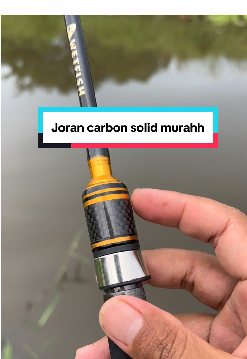 Joran carbon solid semurah itu panjang 180cm bisa untuk casting dan dasaran. #mancing #mancingmania #joranmurah #jorancarbonsolid #fyp 