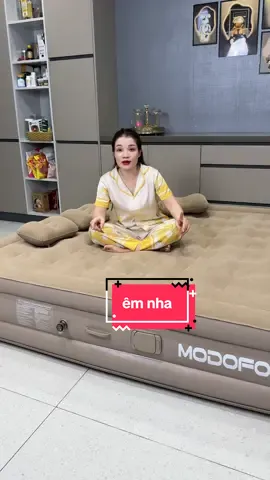 Nệm hơi tự bơm lại còn gấp gọn được khi không dùng nha #nemhoi #demhoi #demhoitubom #demhoigapgon #dogiadung 