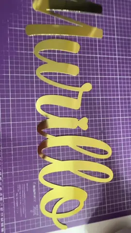 Letreiro para painel feito no lamicote 🥰😍