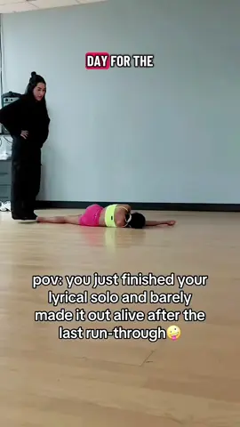 Was it even full out if you’re not on the floor after😂😂 #dancers #real #dancemoms #danceteacher #dance 