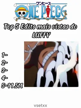 Top 5 Edits mais vistas do LUFFY #luffy #onepiece #anime