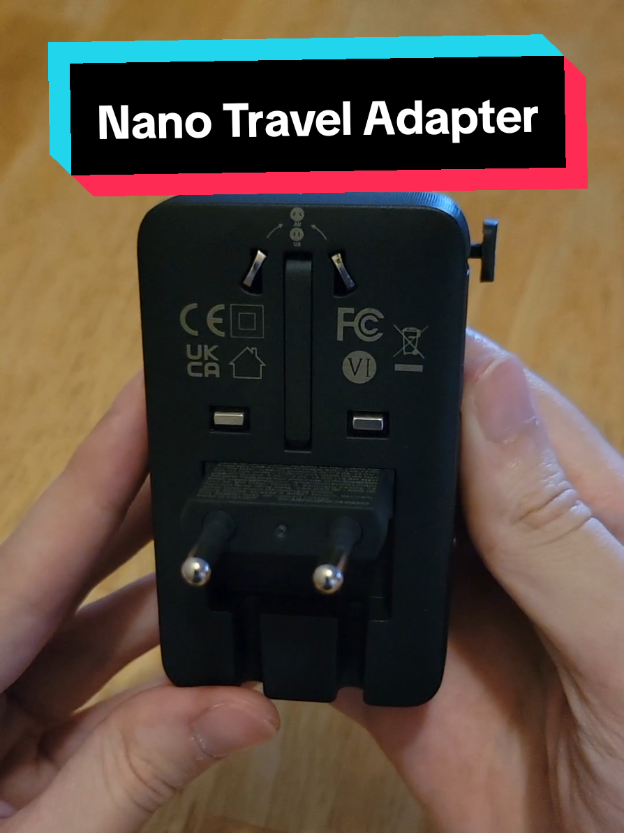You can stick this into over 200 countries to easily charge up to 5 devices! ✈️ Get your own Anker Nano Travel Adapter that's currently on limited time sale right now before they sell out! 😍 @AnkerOfficial  #travel #traveladapter #traveltips #phonecharger #phoneaccessories 