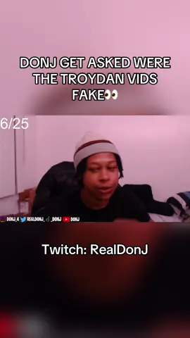 They were not scripted chat 💯 #fyp #donj #troydan #twitchstreamer #contentcreator 