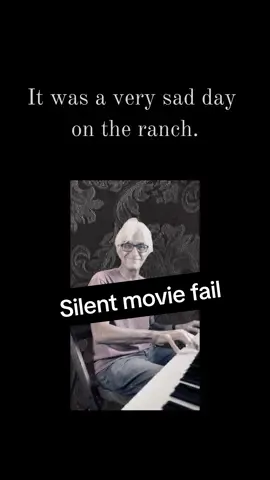 Silent movie fail. #silentmovie #comedytok #funnyvideos #lorendigiorgi 