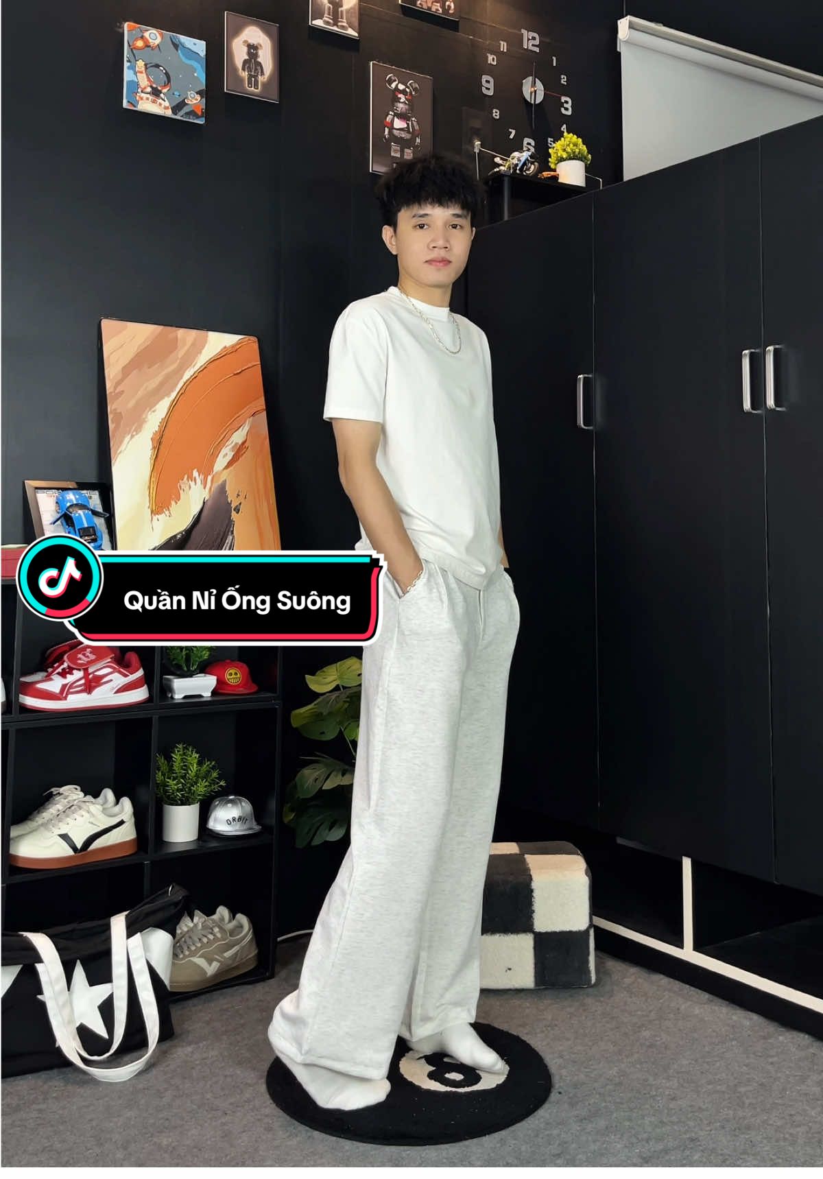 Basic dễ mặc 🙂‍↔️ #outfit #phoidonam #quanni #quanongsuong 