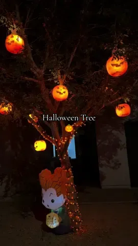 Our finished Halloween 🎃 Tree! #halloween #fall #DIY #decor #90s 