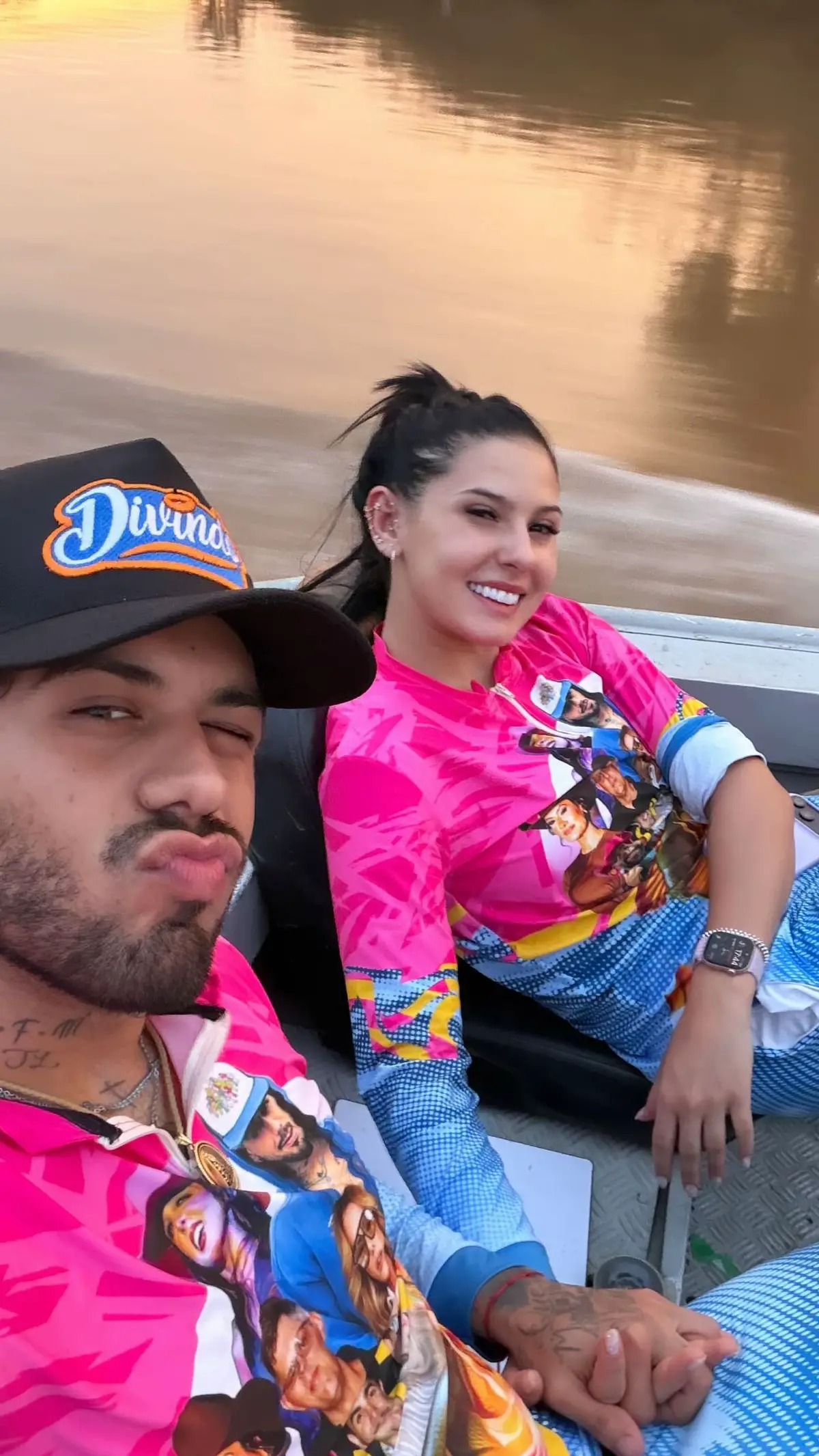 Ana Castela e Zé Felipe juntos viajando pelo pantanal #anacastela #zefelipe #pantanal 