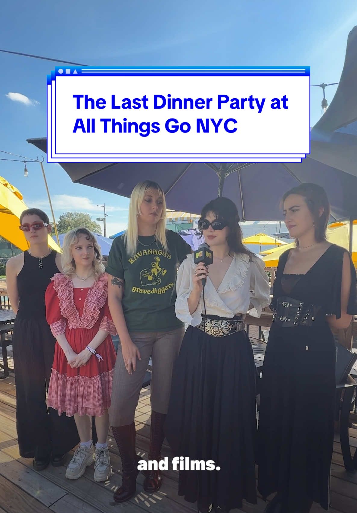 FYI #TheLastDinnerParty crushed their first time playing #AllThingsGo ❤️‍🔥  @All Things Go @The Last Dinner Party 