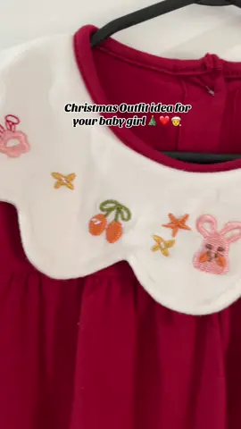 Perfect ootd for your baby girl this coming Christmas 🎄🧑‍🎄, make her outfit Christmas ready!  #OOTD #babyootd #christmasootd #foryoupage 