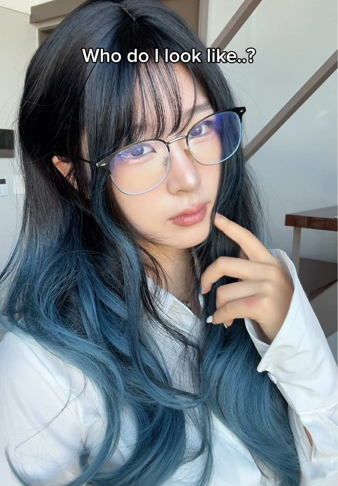 Do I look like anyone? #makeup #girls #glasses 