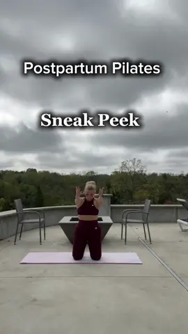 Only 3 more workouts for this program🥰 Guess what’s next!! #pilatesinstructor #postpartumworkout #athomeworkout #pilatesworkout #microinfluencer 