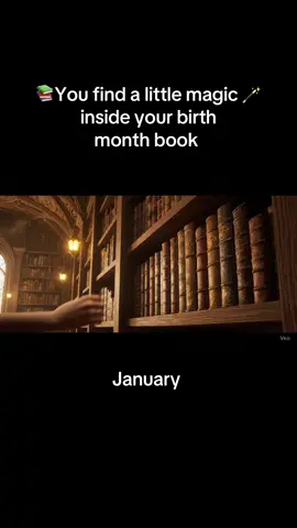 You choose a random book in the library & it opens up to a magical scene. Your birth month decides 😌 #asmrsounds #books #aiasmr #satisfying #fyp 