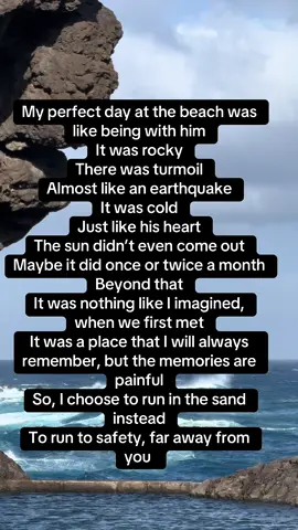 It was not a walk in the park, but it was the worst beach I’ve ever been to.  So now, I  refuse to go back to the place that caused me so much pain. #MentalHealth #relationshiptips #tiktokrelationships 