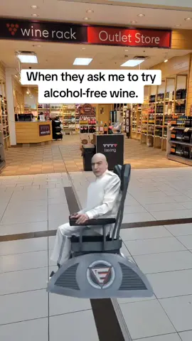 When they ask me to try alcohol-free wine. #alcoholfree #wine #freetaste #howaboutno  #fyp 