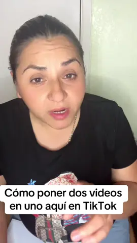 Cómo se ponen dos videos en uno aquí en TikTok paso a paso tutorial#tips#trucos#adytips#AprendeEnTikTok #tiktoktutorial 