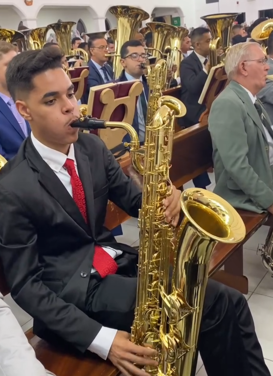 escuta esses baritono 🥹🔥 #baritonosax #ccbhino #hinosccb 