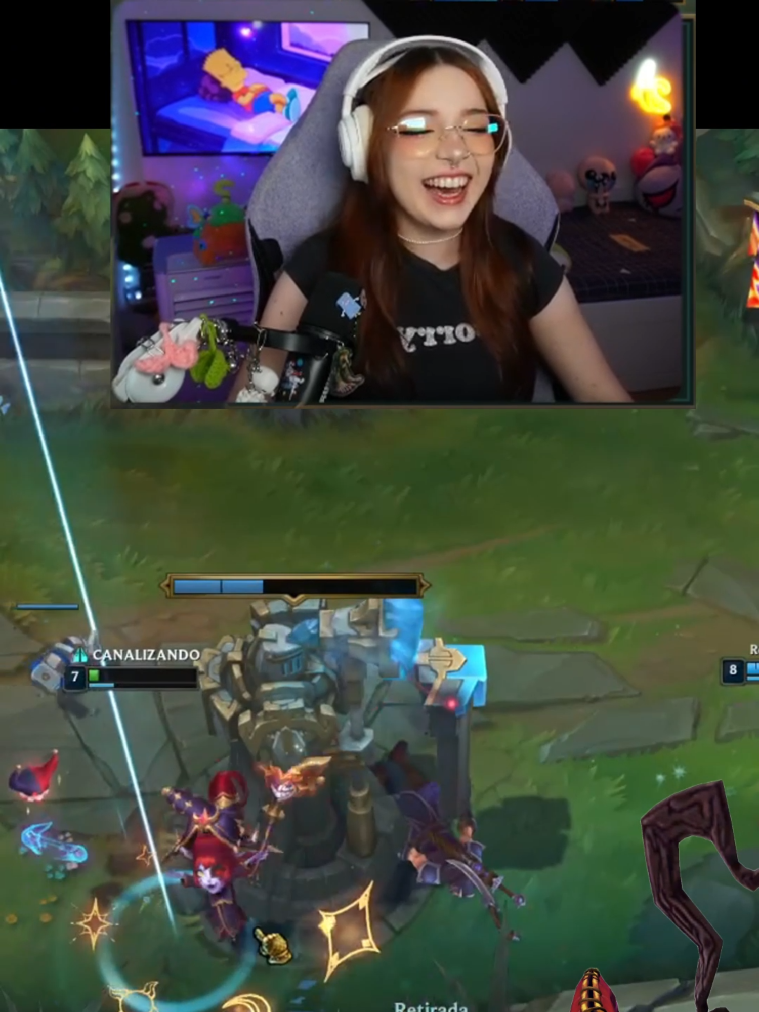 Creo que alguien comio lulu 🤣​🤣​ #Saratail #fyp #paratii #clips #lol #leagueoflegends