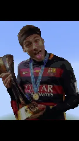 Neymar x Minecraft 🔥 #neymar #edit #football #viral #Minecraft 