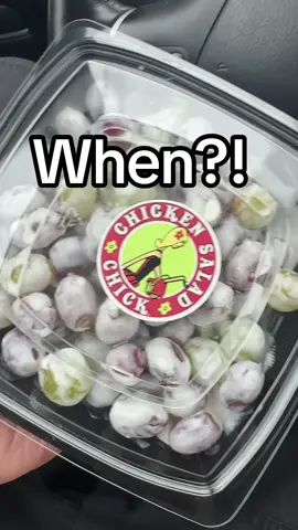 Now when did Chicken Salad Chick start doing this 🤯?! #fyp 