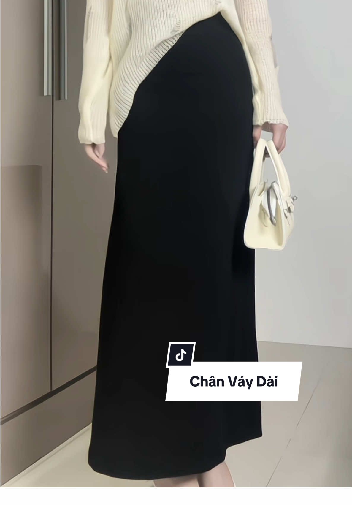 Chân váy dáng dài tôn dáng ạ 🌹#xuhuong #nganthanthien #vairal #myoutfit #chanvaydai 