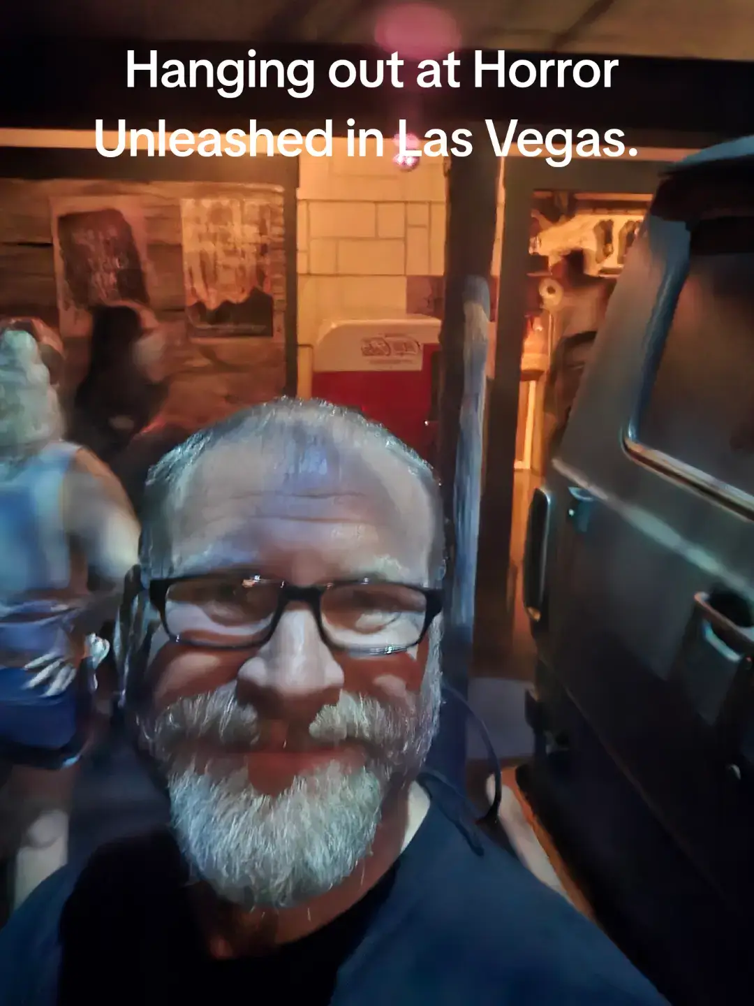 Having a great time at Universal Studios Horror Unleashed in Las Vegas. 