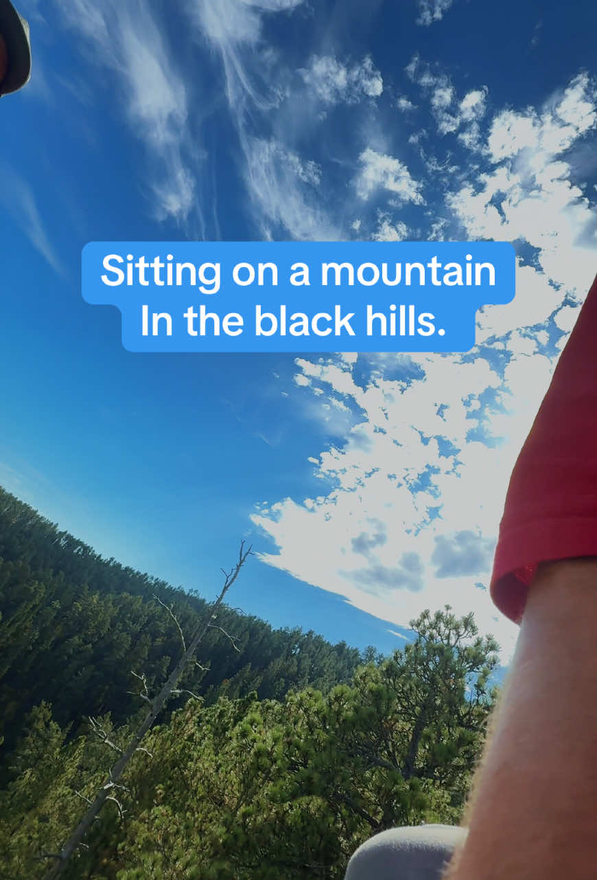 #sitting on a #mountain in the #blackhills 