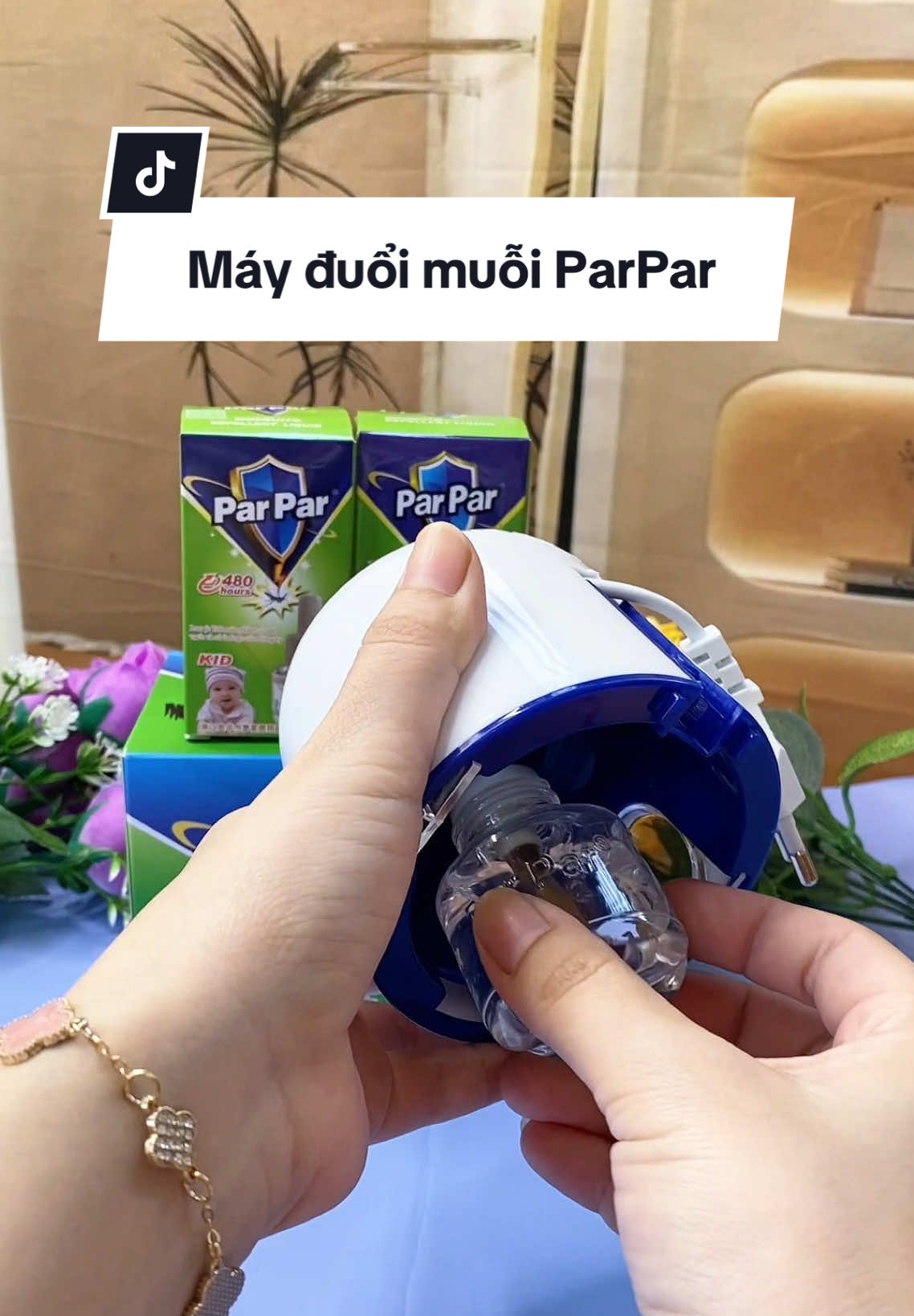 Máy đuổi muỗi xông tinh dầu ParPar #mayduoimuoi 