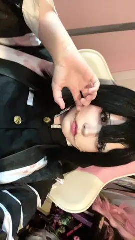 Obanai in a pink gamer girl chair ❤️‍🩹 #demonslayercosplay #demonslayer #obanai #fyp #obanaiiguro 