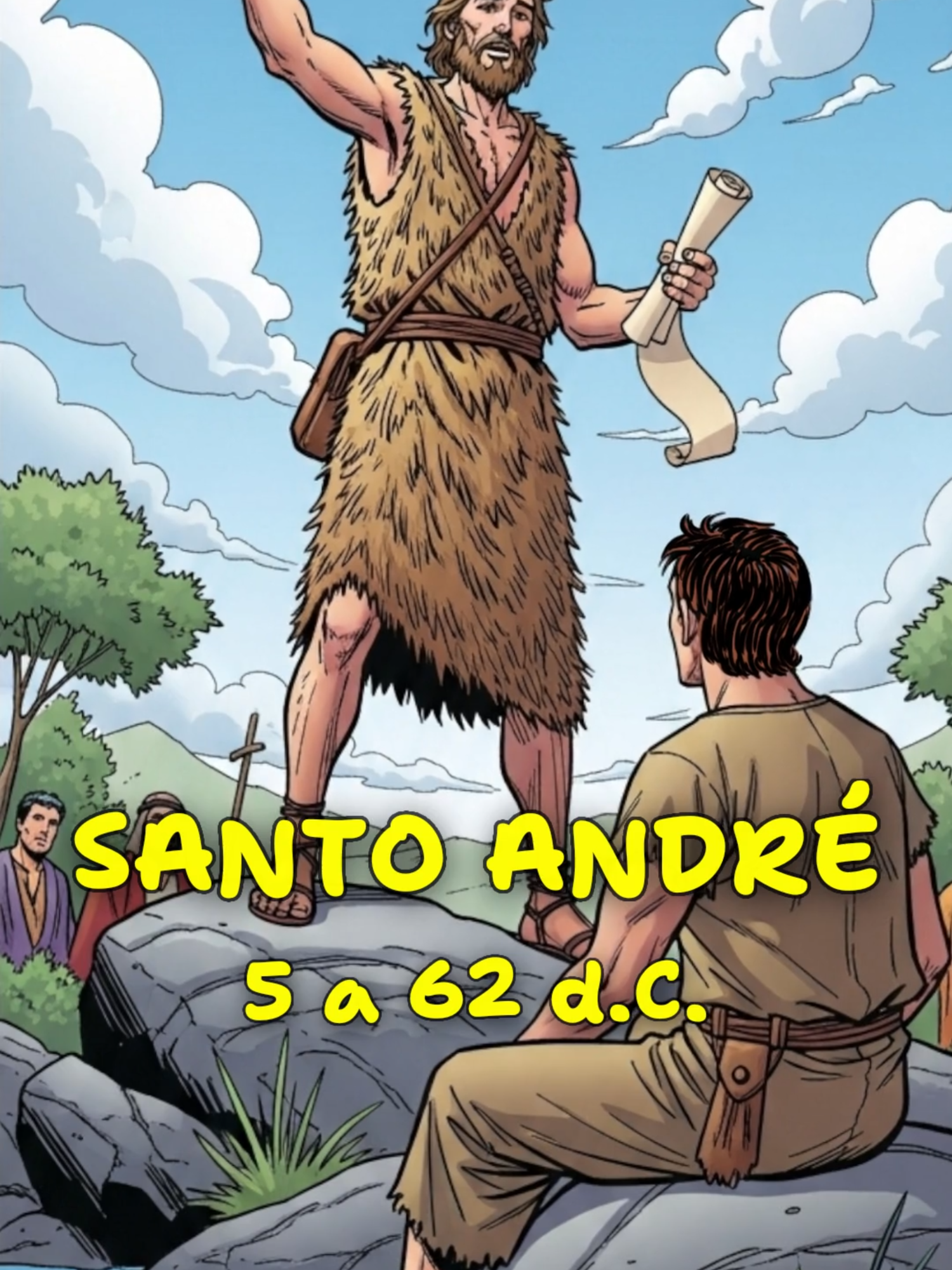 Você conhece a história do primeiro discípulo chamado por Jesus? 🙏  Neste vídeo, vamos mergulhar na vida de Santo André, irmão de São Pedro, pescador da Galileia e pregador incansável do Evangelho. 🌊 🐟  Descubra como André seguiu Jesus com coração generoso, levou muitos à fé e se tornou um dos grandes pilares da Igreja. Conheça também a tradição de seu martírio na cruz em forma de “X” e por que ele é lembrado até hoje como exemplo de coragem e fidelidade.   🔥 Não perca esta inspiradora história de fé, entrega e amor a Cristo! #foryou#fy#fyp #santoscatolicos #igrejacatolica #catequese #vidadesantos Assista ao vídeo e compartilhe essa mensagem de esperança! 🚀