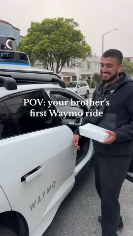 My fav sport is taking people on their 1st Waymo ride #sanfrancisco #waymo #ai #driverlesscar 