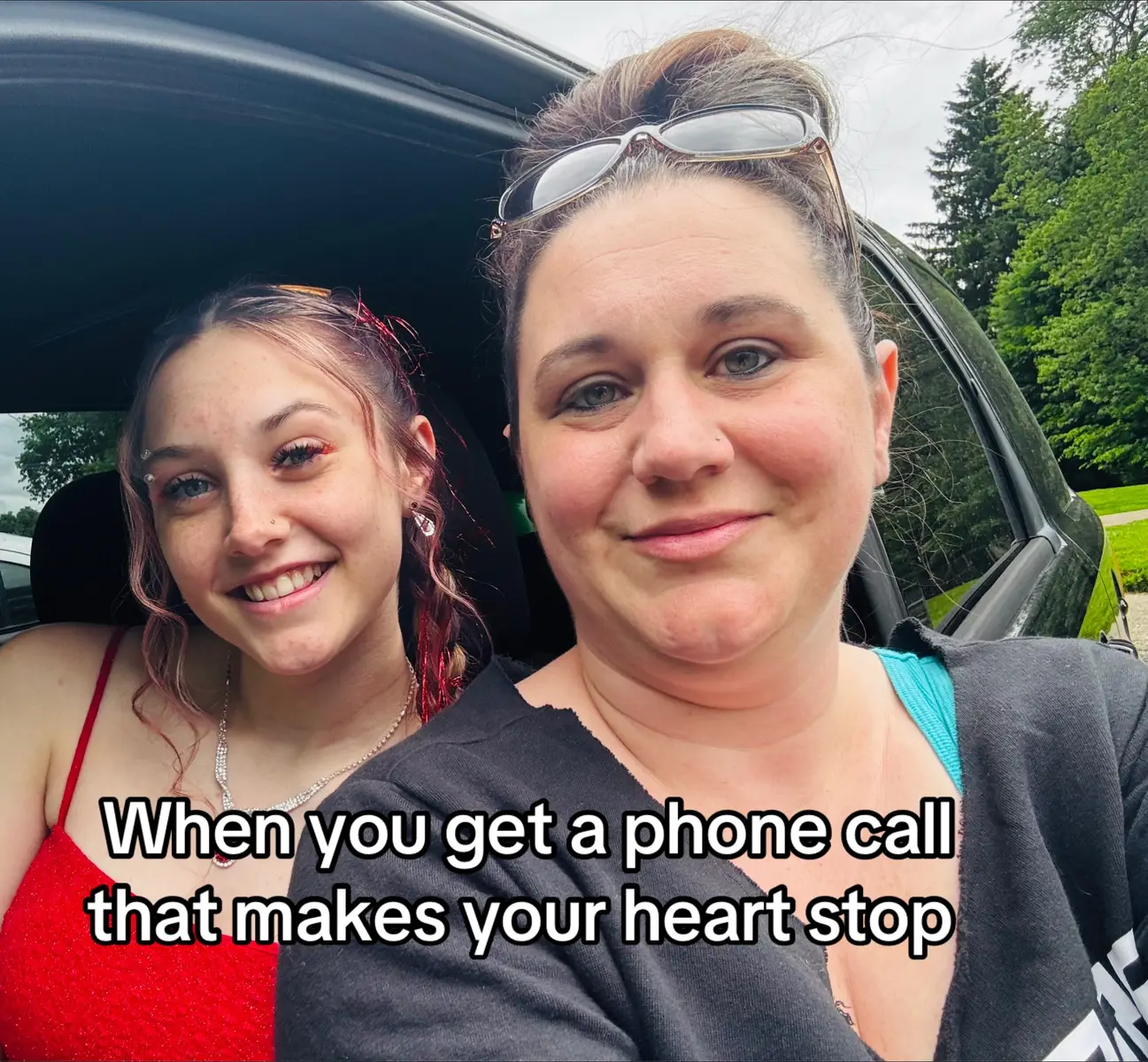 Everything in life is replaceable- except a human life. This was my worst fear when my children got their license. It was one of the biggest scares I’ve ever had as a mother. #daughter #fyp #thankgod #MomsofTikTok #guardianangel 