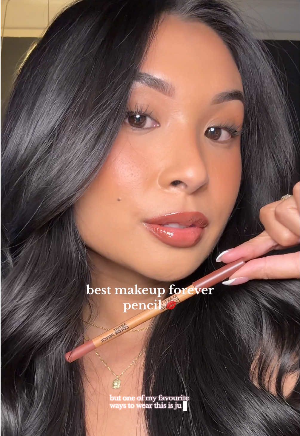 and the award for best @makeupforever @MakeUpForEverUSA pencil goes to….🤭 #makeupforever #lipliner #lippencil #jenikkafn #mediumtan 