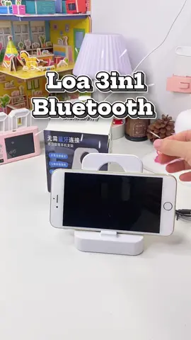 1 món mà thay được cả 3: Giá đỡ điện thoại – Loa Bluetooth – Đèn ngủ chill 🌙📱🔊 Tiện lợi x3, gọn gàng x1, mang đi đâu cũng ok. Ai mê công nghệ chắc chắn không bỏ qua! 👏🔥” #giadodienthoai #loaBluetooth #phukiencongnghe #3in1 #tiệnlợi 