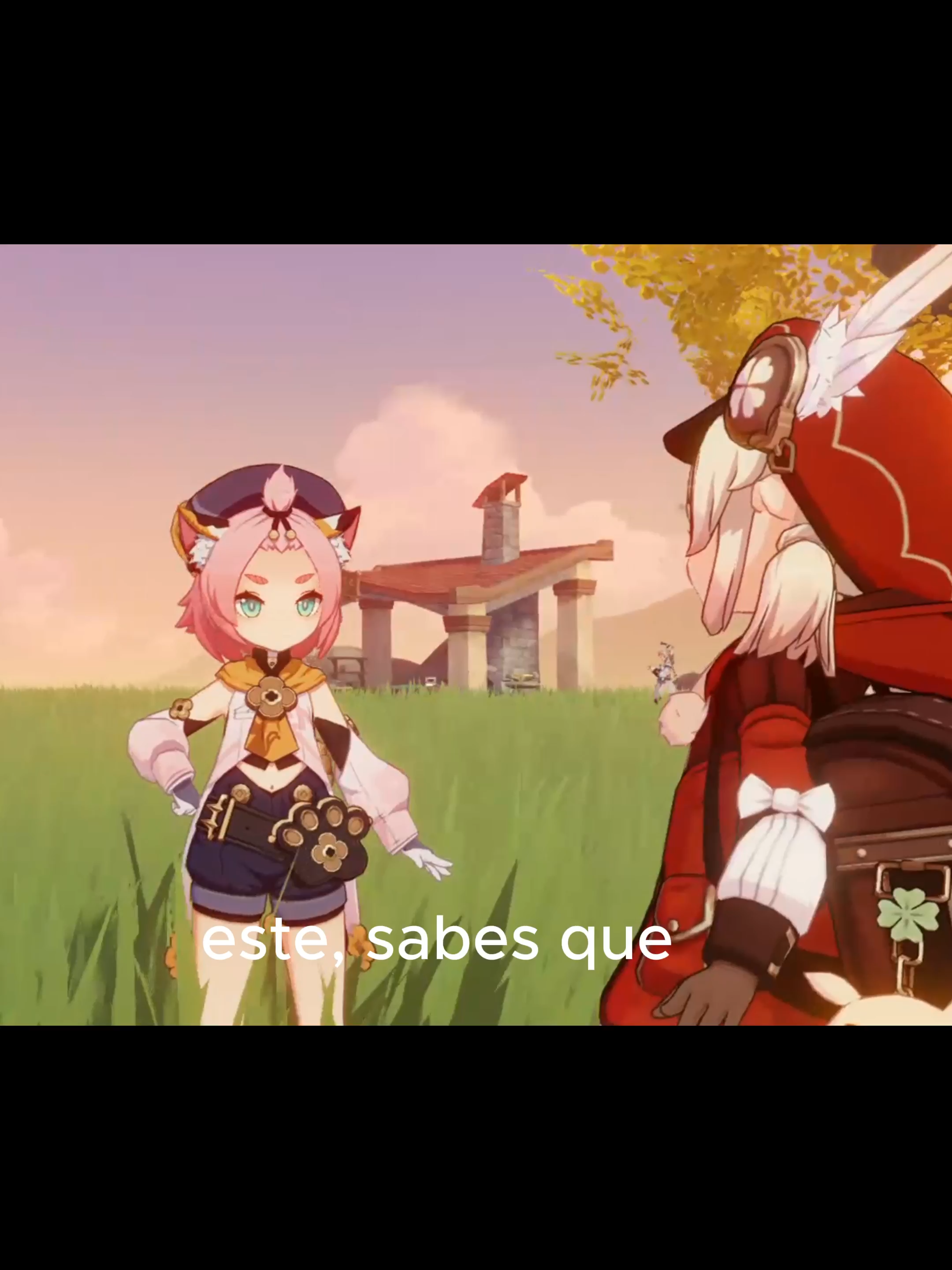 si, ya sé que Klee dice que tiene papá #genshin #diona #klee #humor #fyp