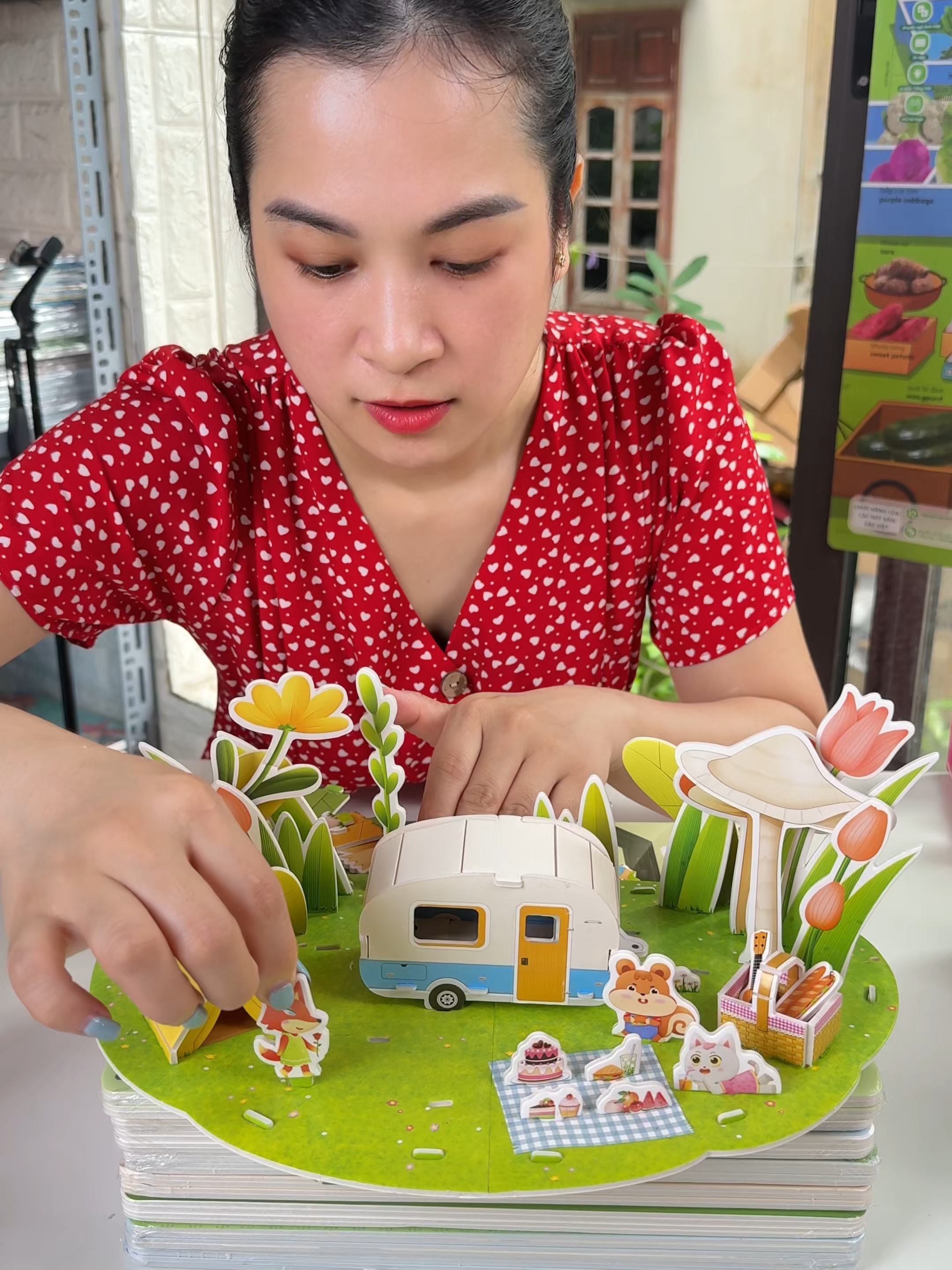 bộ xếp hình nhà xốp 3D, tăng khả năng tư duy cho bé, giúp con khéo léo hơn #cohoaidochoi #dochoitreem #dohoichobe