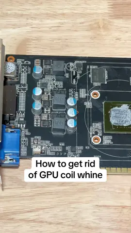 This is how you get rid of GPU coil whine #pcgamer #gaming #pcsetup #techtok #pcgaming 