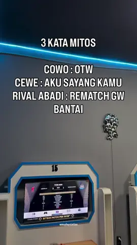 Ngajakin rematch tapi gapernah menang🥶😂  Tag/share ke rival abadi mu dong‼️🔥  Sewa PS bisa banget disini🙌🏻 ~ PS 3 | PS 4 | PS 5 VIP ROOM ( SEMUA RUANGAN FULL AC🥶 )  Free wifi ✅ Sewa PS bawa pulang ✅ Banyak game ✅ Tempat nyaman ✅  #ps3 #ps4 #ps5 #playstation #rentalps 