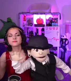 Back in Time during our mafia night stream💃🏻🕺🏻catch Gosh LIVE on my improv ventriloquism streams🎤We’ll be cosplaying throughout the Halloween season!🎃