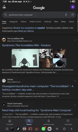 la pagina de Kronos creo que ya no esta y por eso no pure hacer el tutorial bien #theincredibles#syndromemaincomputer 