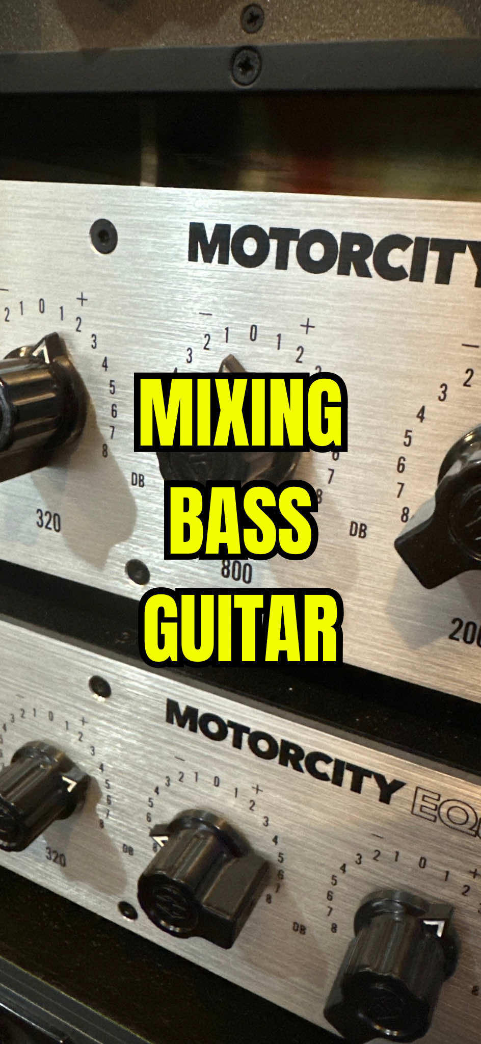 Here are some thoughts and considerations about EQing bass guitar in a mix.  #mixingtipsforbeginners #mixingbass #mixengineer #metalproducer #metalmixingtips 
