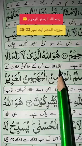 سورت الحشر ترجمہ القرآن الکریم #tarjuma #alquran #viral #foryoupage❤️❤️ #tiktokunfreezemyaccoun 