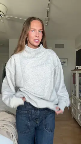 such a good mock neck!! wearing a medium