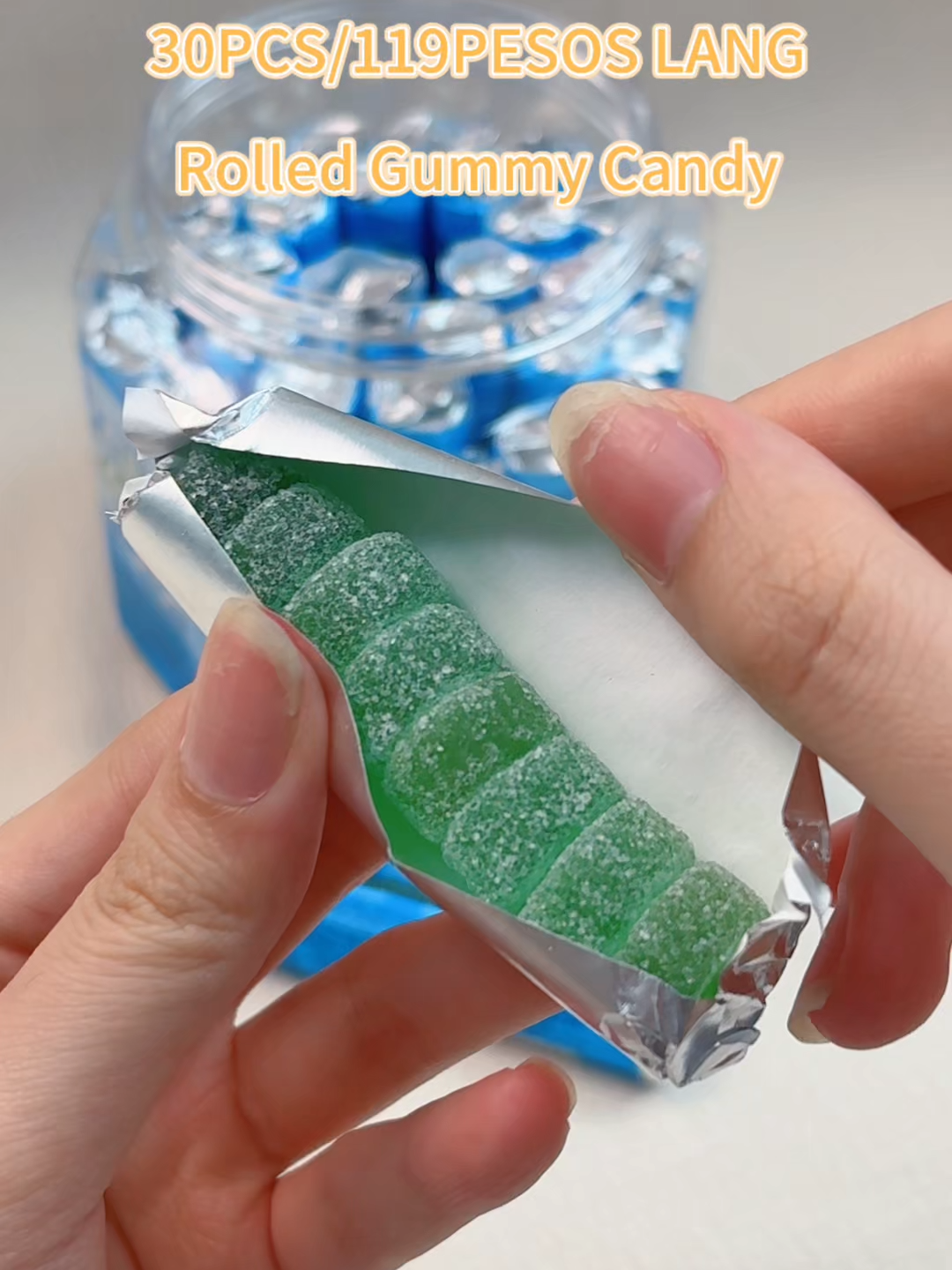 Chewy rolled candies! Grab yours now for sweet, fun bites!#fyp #foryoupage #foryou #ROLLY #GUMMY #flavor