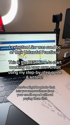 Lexington Läw was sued bc of their Unlawful Practices! This is the BEST time to start working on your own credit using my step-by-step guide & letters!  Lexington Law and its parent companies were sued by the CFPB (Consumer Financial Protection Bureau) for charging illegal upfront fees and deceptive marketing. • Federal law (the Credit Repair Organizations Act) says credit repair companies can’t charge before work is performed. 	 • The court ruled they violated this repeatedly. ✅ Why this benefits you: If you ever used their services and were charged upfront, you may have legal grounds to get money back or be part of a class action settlement. It also protects you from falling for the same trap again. That’s WHY I say to fix your own credit using my step-by-step program! Your information will never be compromised bc YOU’RE IN CONTROL!  Say “DIY” below & go to my bio for the step-by-step program I used to fix my own credit ✅