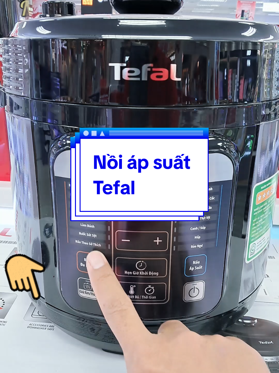 Nồi áp suất điện đa năng Tefal CY601868 [ dung tích 6lit , thoải mái sử dụng ]#xuhuong#tiktok#